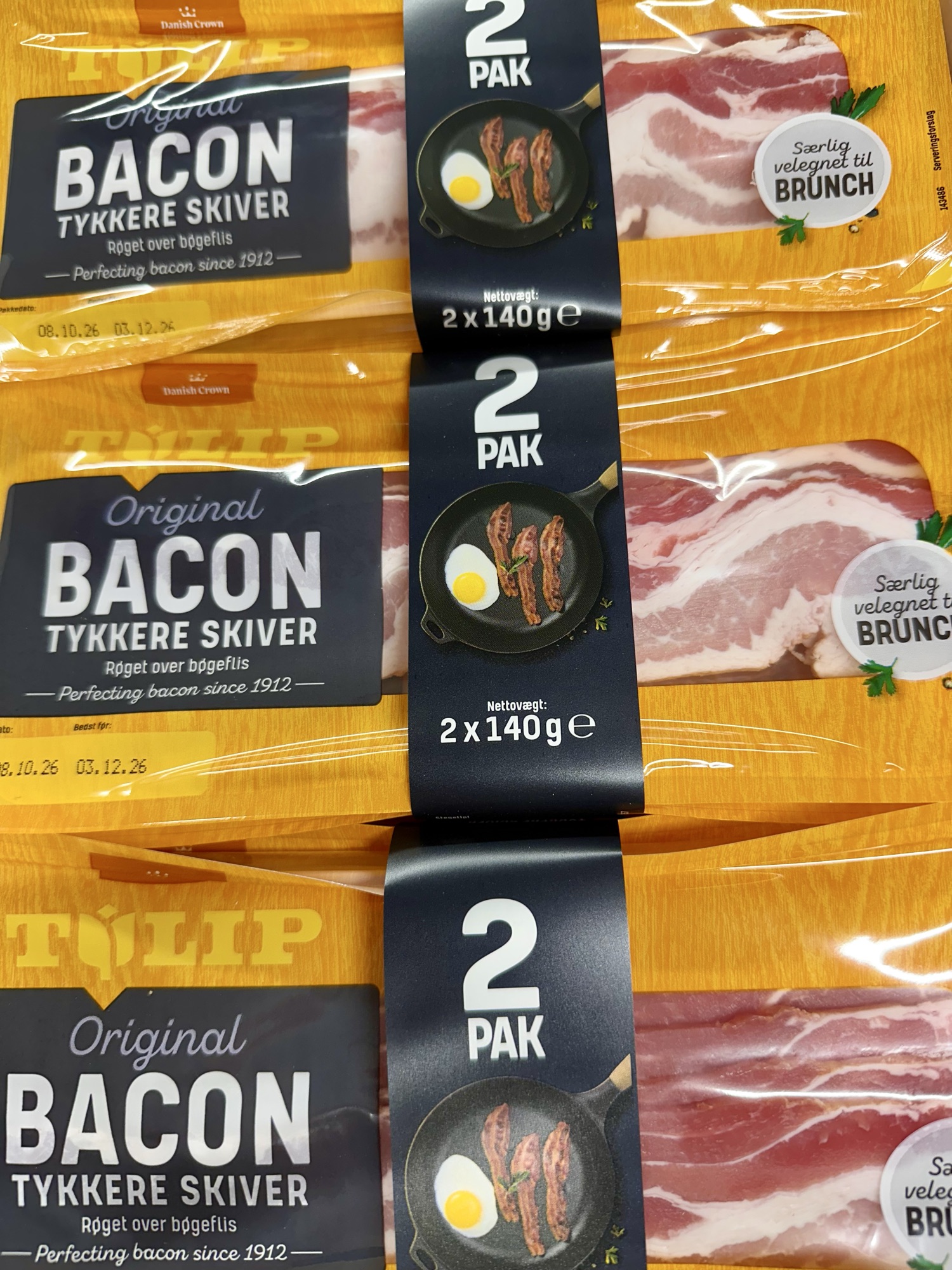 Tulip bacon tykke skiver